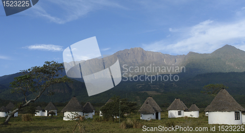 Image of houses of the Momela Wildlife Lodge