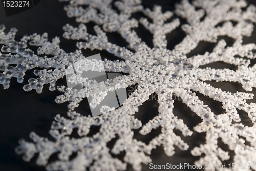 Image of artificial snowflake