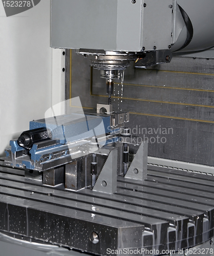 Image of metal milling machine