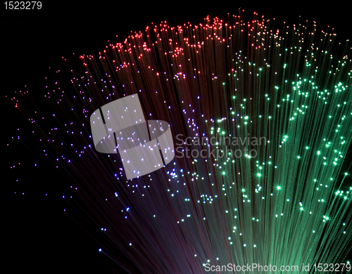 Image of plastic optical fibers