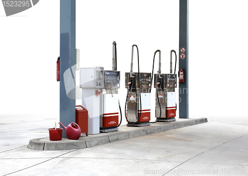 Image of filling pump scenery