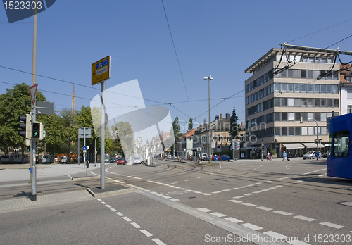 Image of Freiburg im Breisgau at summer time