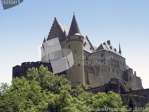 Image of castle in Luxembourg