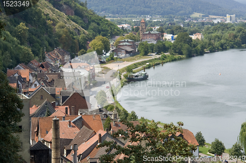 Image of Miltenberg aerial view at summer time