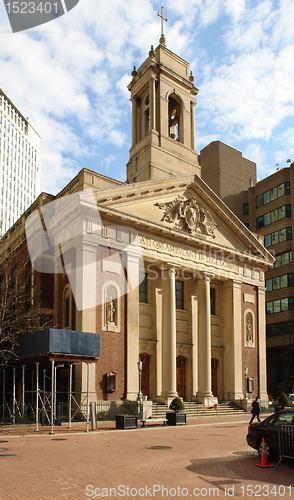 Image of pictorial church in New York