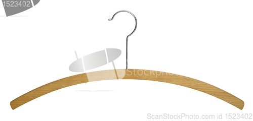 Image of wooden clothes hanger