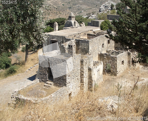 Image of old cloister at Preveli in Crete