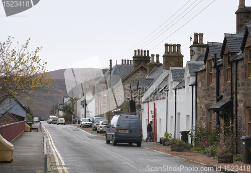 Image of street and houses in Ullapool