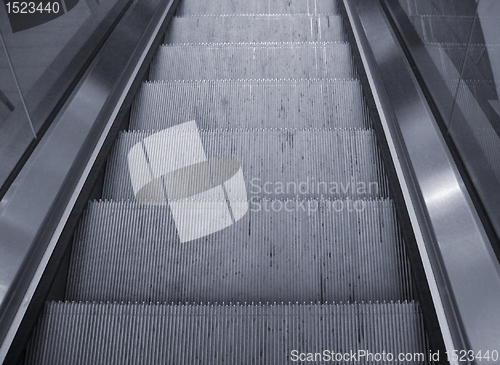 Image of escalator detail