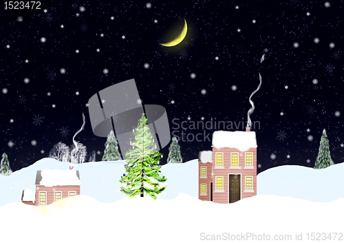 Image of Christmas night