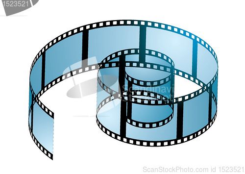 Image of Film reel curl