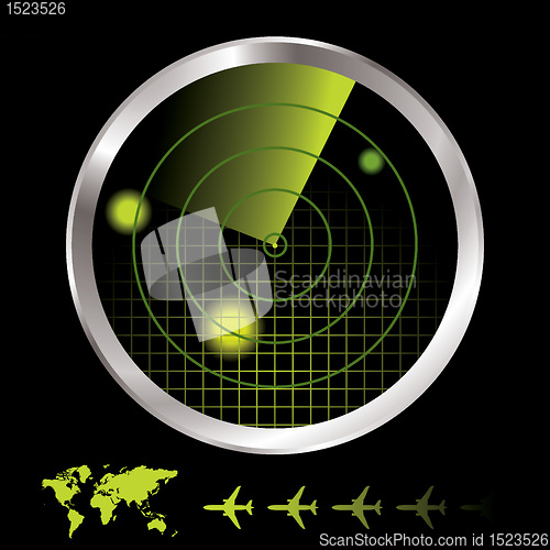 Image of Radar monitor