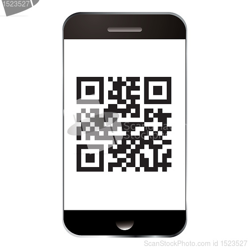 Image of Smart phone qr