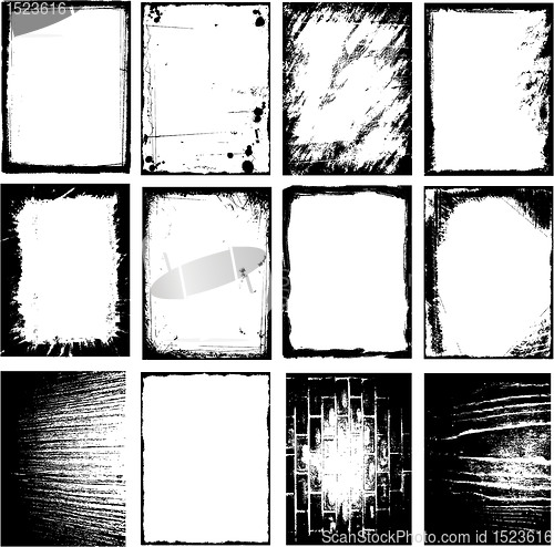 Image of Grunge frames