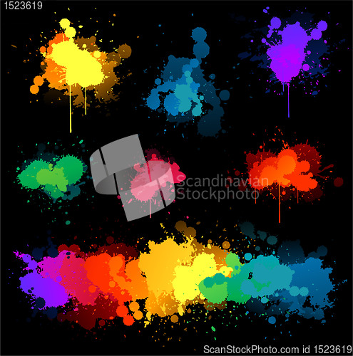 Image of Paint splat illustrations