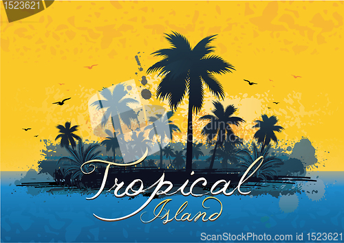 Image of Tropical background