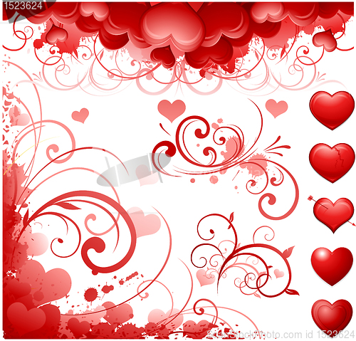 Image of Valentine's day concept background
