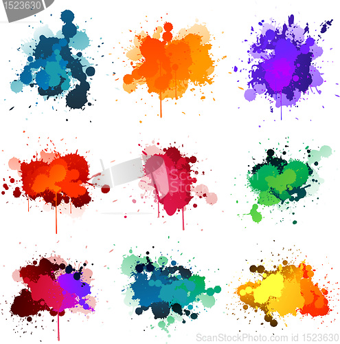 Image of Paint splat illustrations