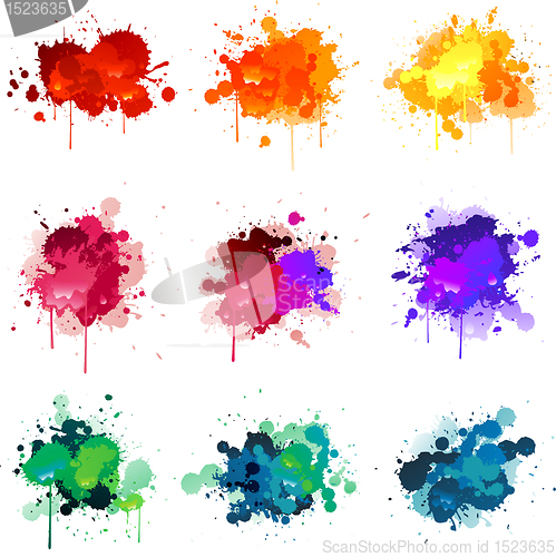 Image of Paint splat illustrations