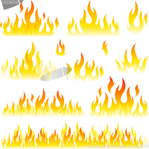 Image of Fire flames symbol