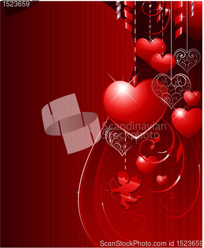 Image of Valentine's day concept background