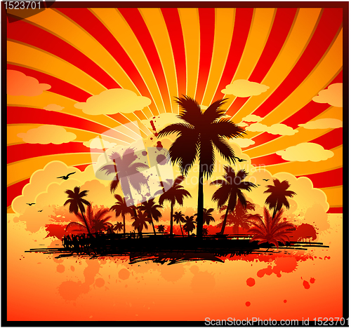 Image of Tropical background