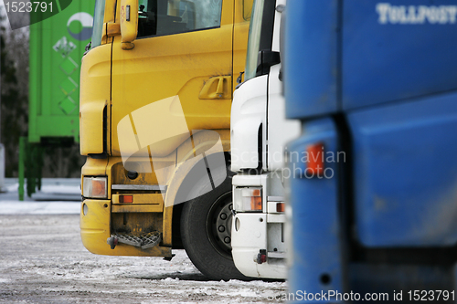 Image of Colourful trucks