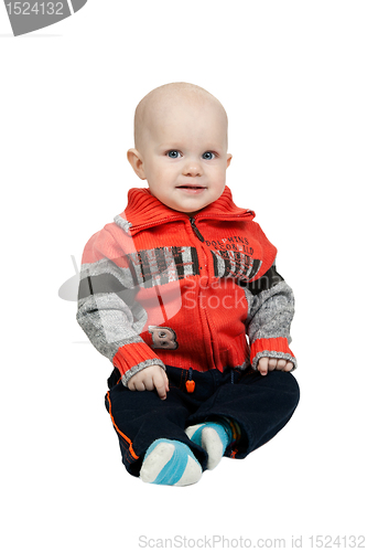 Image of little boy in the studio