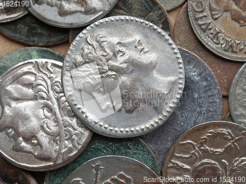 Image of Roman coins