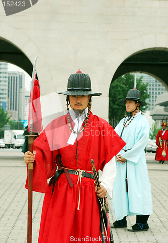 Image of Korean guard