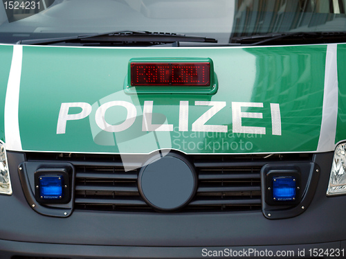 Image of German police car