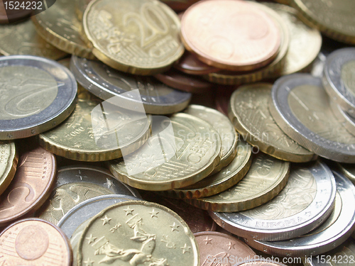 Image of Euro coins