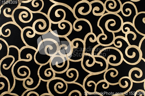 Image of Golden abstract arabesque