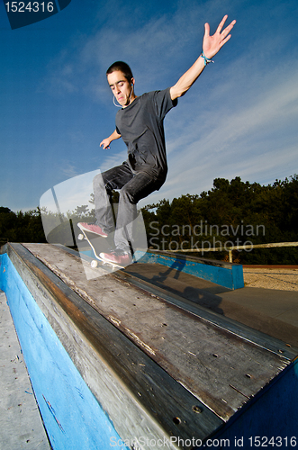 Image of Skateboarder on a grind