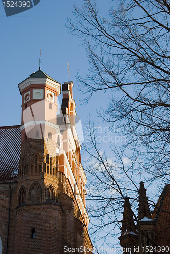 Image of Architectural view of church.