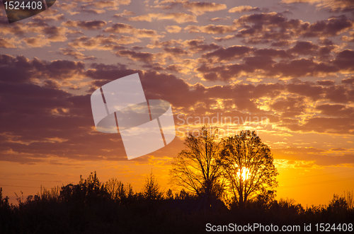Image of Wonderful early morning sunrise.