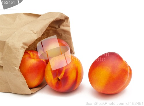 Image of nectarines in a bag