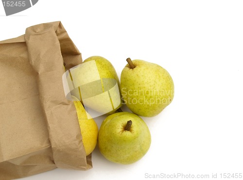 Image of ripening pears