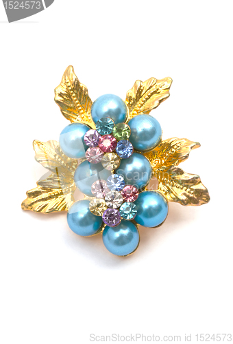 Image of Beautiful Blue Brooch 