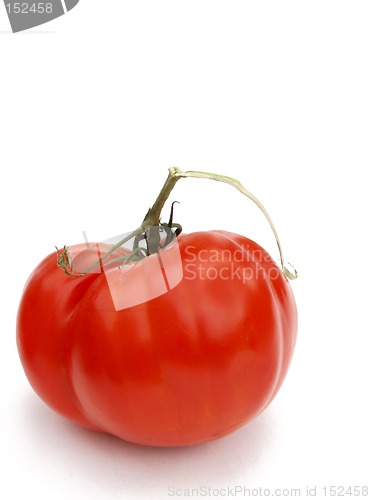 Image of ripe heirloom tomato