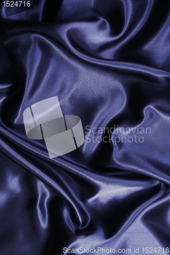 Image of Smooth elegant black silk can use as background 