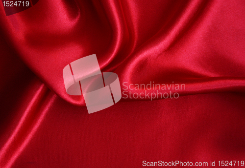 Image of Smooth elegant red silk as background 