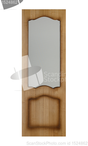 Image of Interior door over white