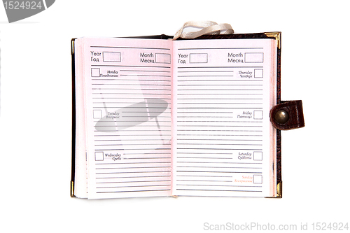 Image of diary