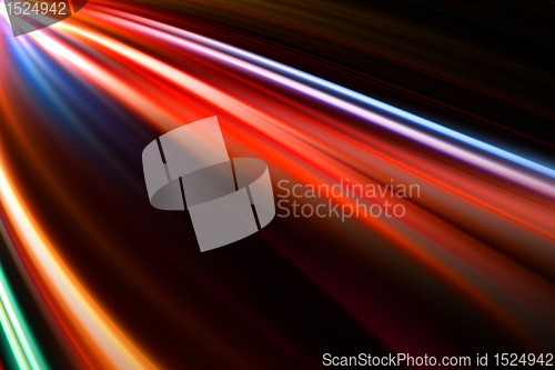 Image of abstract colorful trails