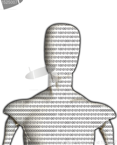 Image of Blank Binary Man 