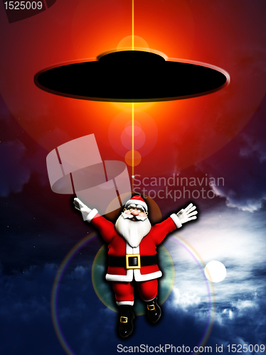Image of Alien Abducted Santa Claus 