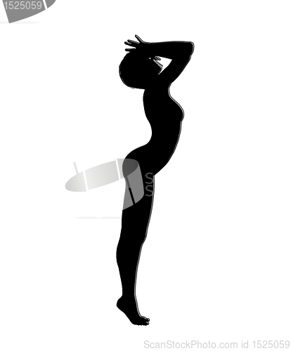 Image of Attractive Female Outline 