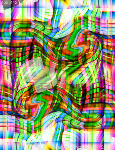 Image of Distorted Abstract Color Background