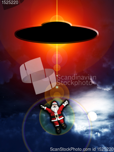 Image of Alien Abducted Santa Claus 